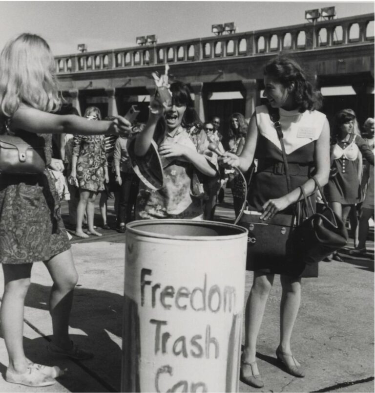 Miss America Protest Freedom Trash Can