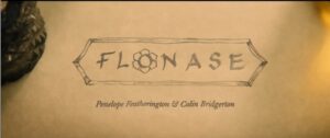 The Bridgerton pharmacist can't solve seasonal allergies yet, but hand writes a Flonase logo while telling them the perfect solution is only 200 years away!